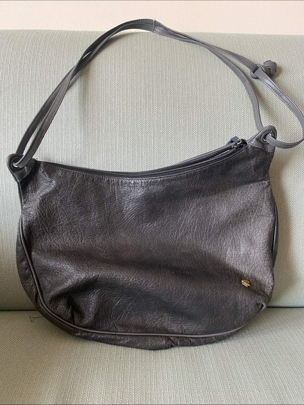 Black Bagheera Shoulder Bag Made in Italy
